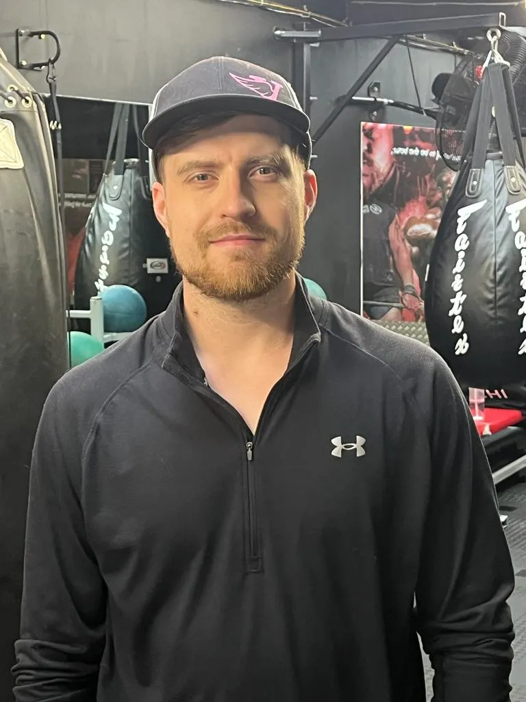 Duncan in the gym